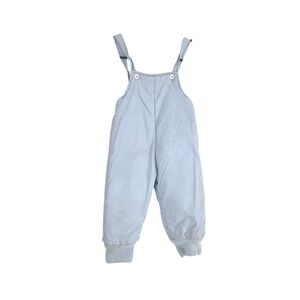 Baby Blue Snowsuit Overalls Winter Ski Pants Toddler Size 12 Months